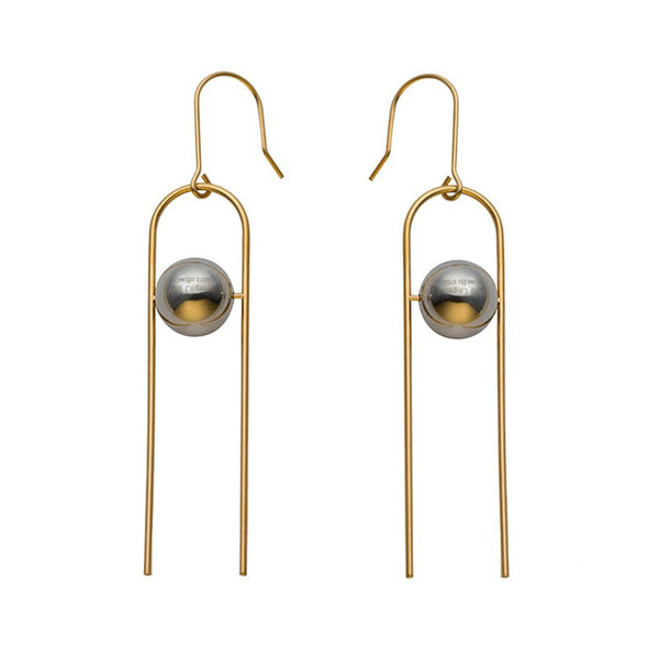 Line Bead Earrings