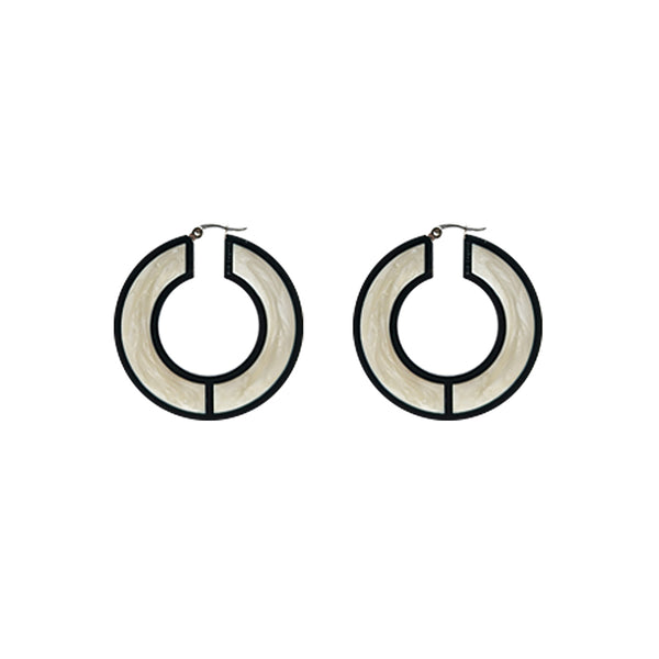 Personalized Colorful Hoop Earrings