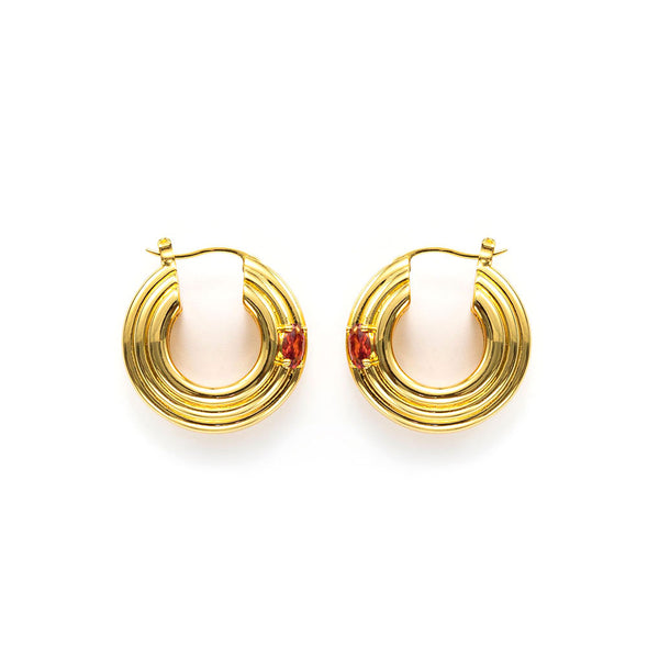 Gemstones-Apollo-Kaleidoscopic-earrings-Shesamore-jewelry-Gold Vermeil-Cubic Zirconia