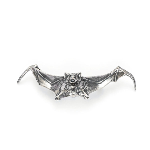 Rebirth bat Brooch-Silver-plated-backside-Shesamore jewelry
