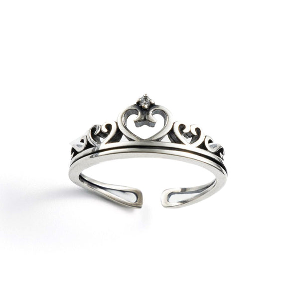 The Cupid Ring sliver ring-Antiqued Silver-Shesamore jewelry