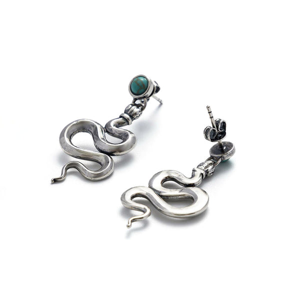 The Symbol of Wadjet snake earrings Antique Wadjet jewelry Shesamore