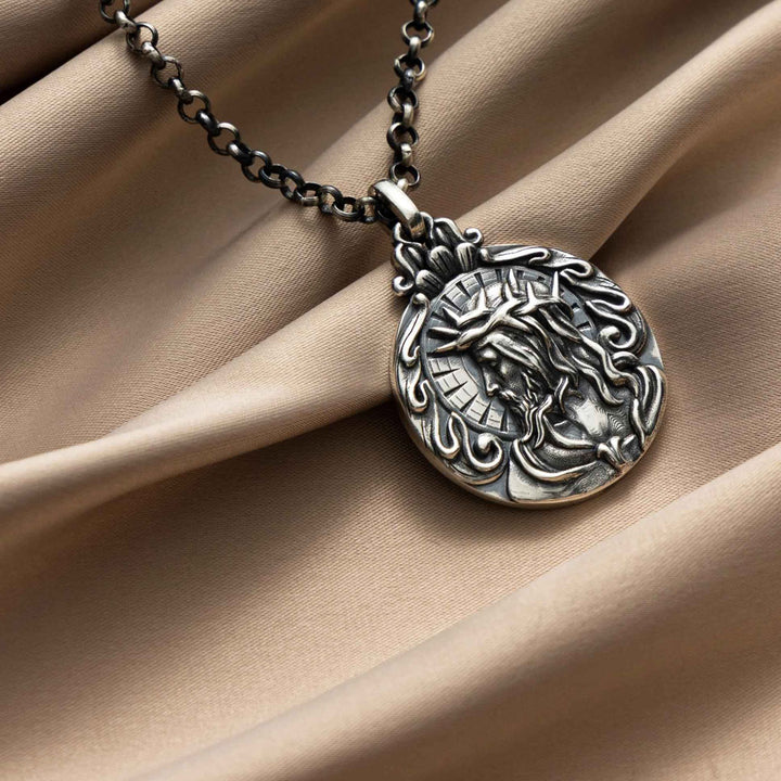 The Radiance of Jesus necklace charm（no chain）-necklace-chain-jewelry -shesamore